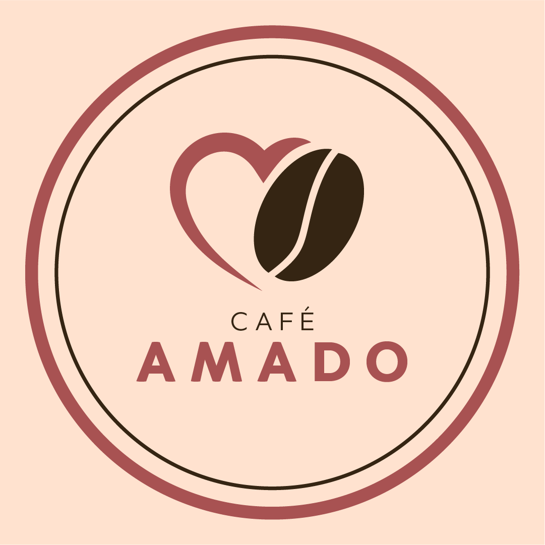 Logotipo Corporativo Café Amado